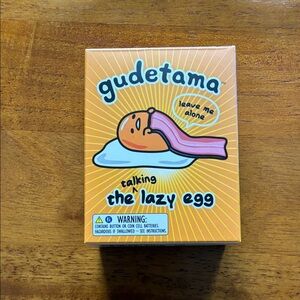 Gudetama Talking Lazy Egg Action Figure - Orange